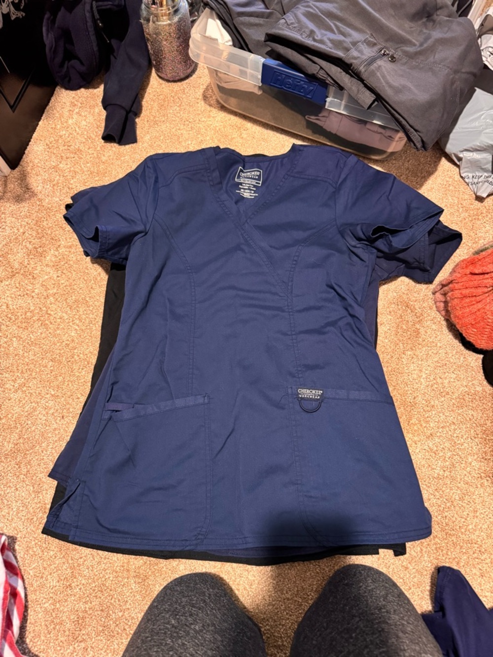 Cherokee Scrub Tops - Picture 3 of 3